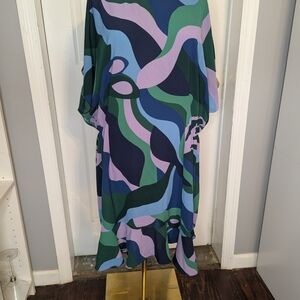 Donna Morgan Multicolor Abstract Dress